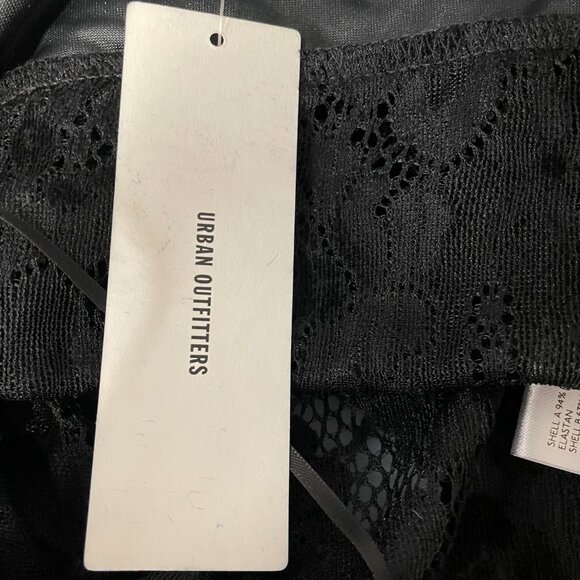 Kimchi Blue Urban Outfitters Velvet & Lace Puff Sleeve Top - Picture 7 of 11